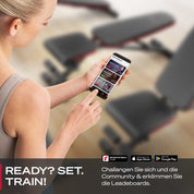 Sportstech Hantelbank Klappbar für Zuhause, 40in1 Schrägbank & Flachbank mit Bankdrücken, Rückentrainer, bench press, Deutsche Qualitätsmarke, sicheres Verstellsystem, BRT400